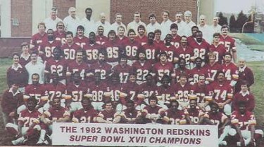 1986 Washington Redskins TEAM signed Football HOGS Grimm Monk Rypien Clark  JSA